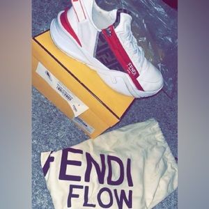 Fendi zip up shoes